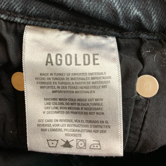 Agolde Pinch high waist straight leg jeans. Size 24 - Picture 4 of 16
